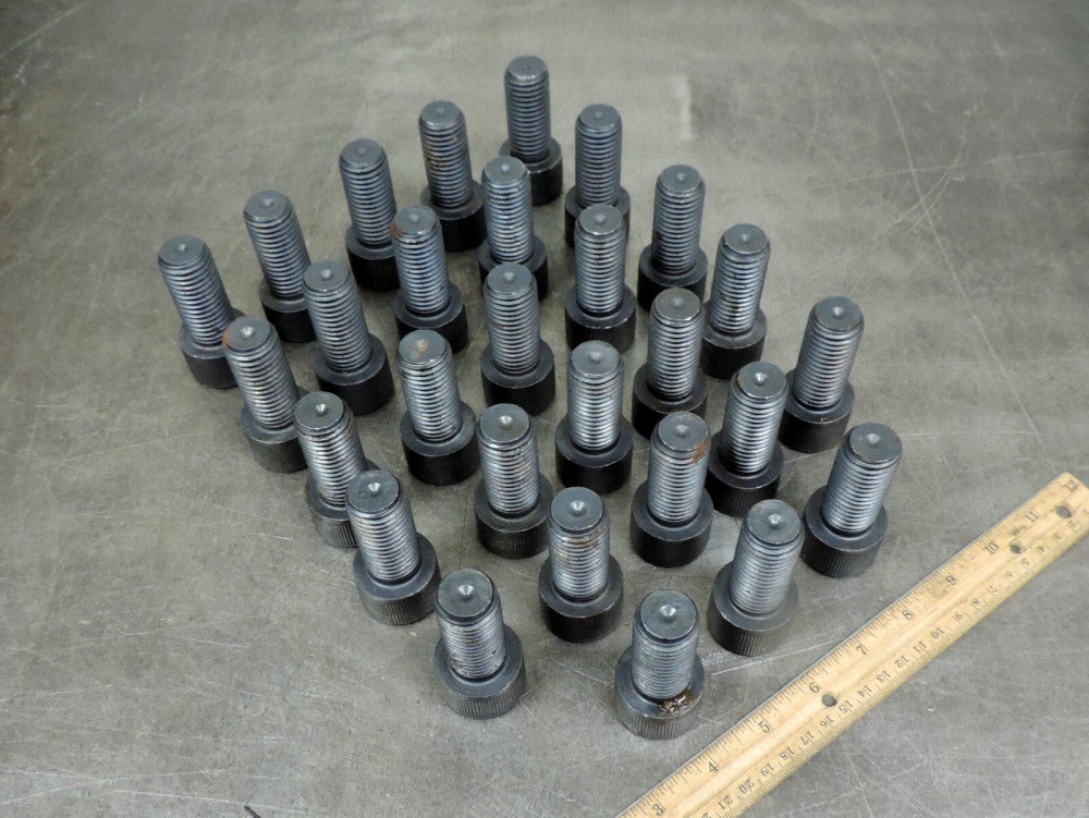 Industrial Socket Head Cap Bolt Screw 7/8" x 2" Lot of Twenty Eight (28)