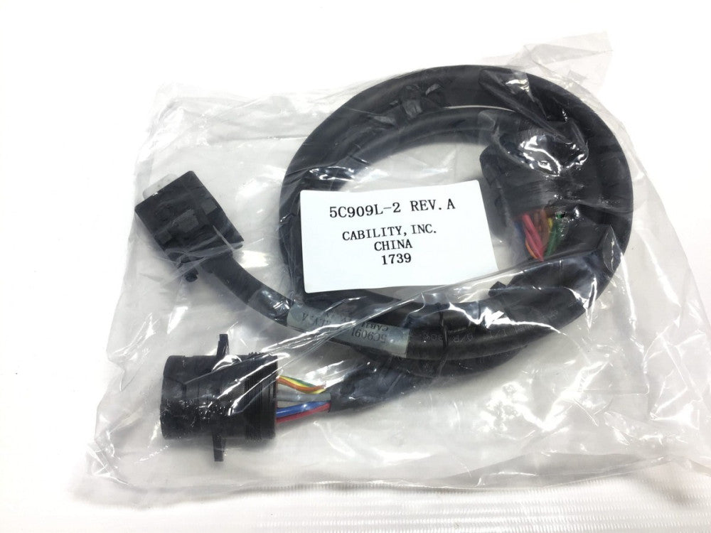 Cability 5C909L-2 Rev. A 9-Pin JPOD Low Profile Y-Cable Connector 2 Meters