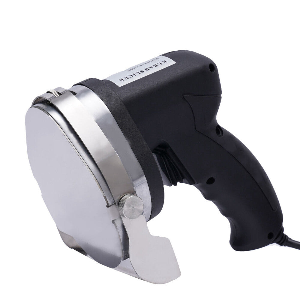 Electric Auto Shawarma Gyro Doner Kebab Slicer Cutter 2 Blades US Plug 80W US