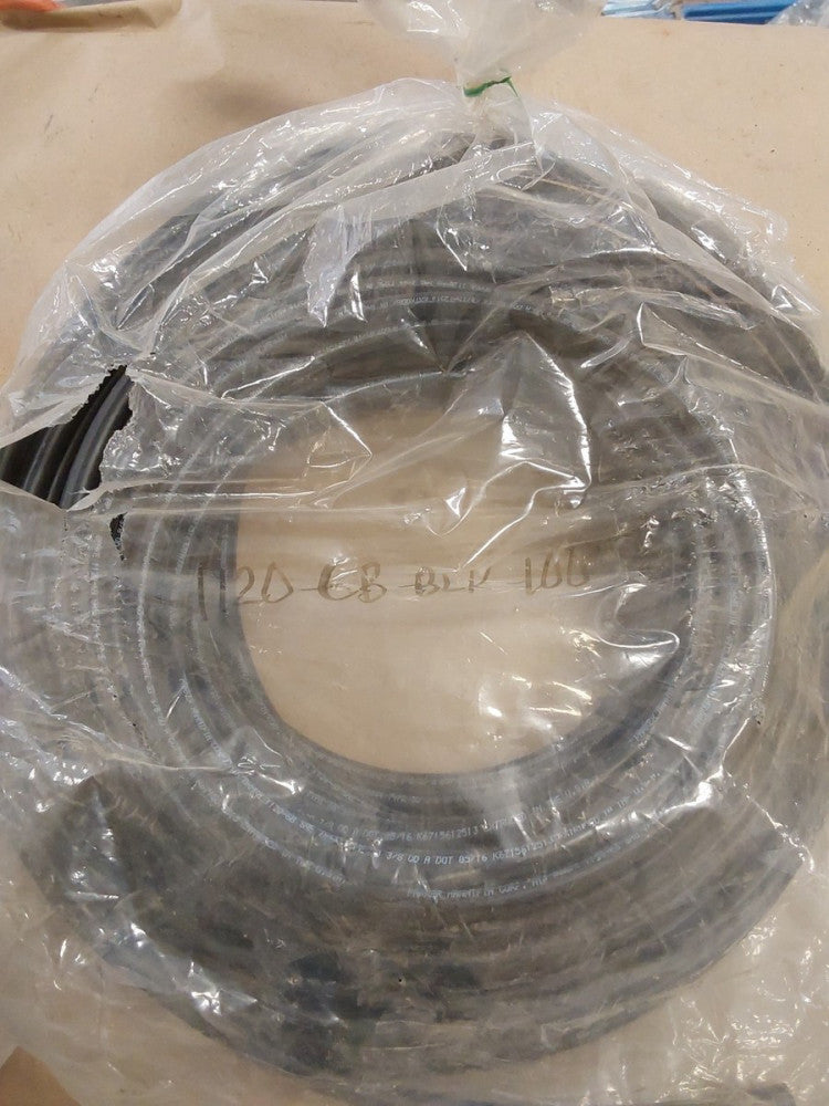 Parker 1120-6B-Blk-100 Air Brake Tubing, 3/8 In. Od, Blk