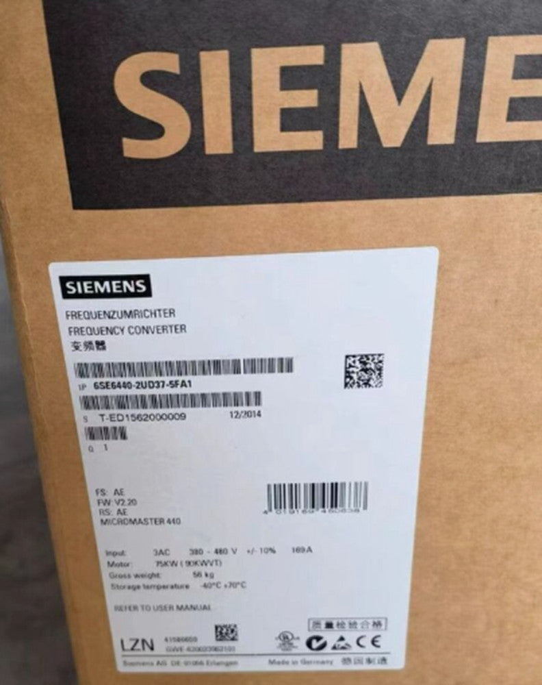 One Brand New SIEMENS 6SE6440-2UD37-5FA1