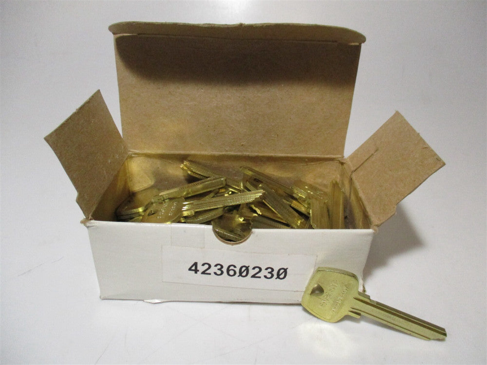Sargent (50-6275-HL) 6-Pin Factory Original Nickel Silver Key Blank - Box of 50