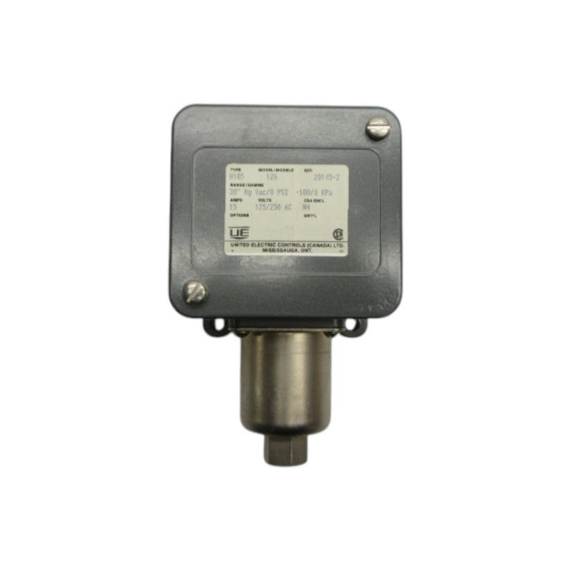 UNITED ELECTRIC H105-126 125/250VAC 15A 30"HGVAC/0PSI NSNP