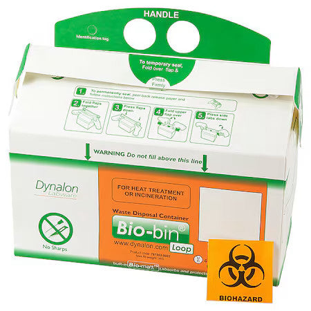 Dynalon 797303-0002 Bio-Bin Waste Container,2.5L,Pk50