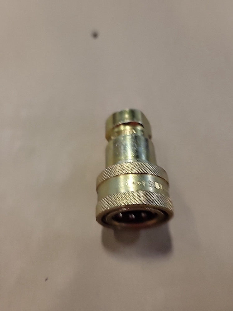 Parker H4-62 Hydraulic Quick Connect Hose Coupling Steel Body Sleeve Lock