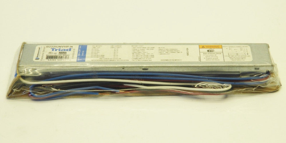Universal Triad B232IUNVHP-N Ballast FOR (2) F32T8 LAMP 120/277 VAC