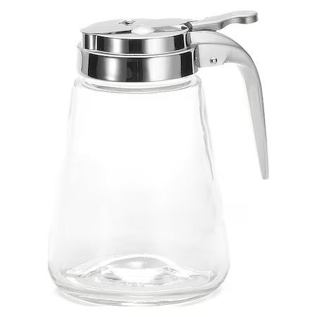 TABLECRAFT 1371CP Glass,Syrup Dispenser,12 oz,PK12