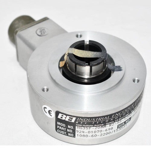 BEI HS35F-20MM-R2-SS-1200-ABZC-7272-SM18-S Rotary Encoder 5-24 VDC Nos Surplus