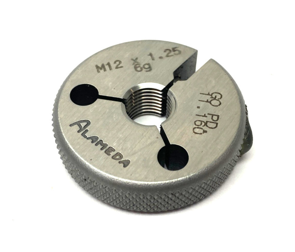 Alameda M12 x 1.25-6G Threaded Ring Gauge GO PD 11.160