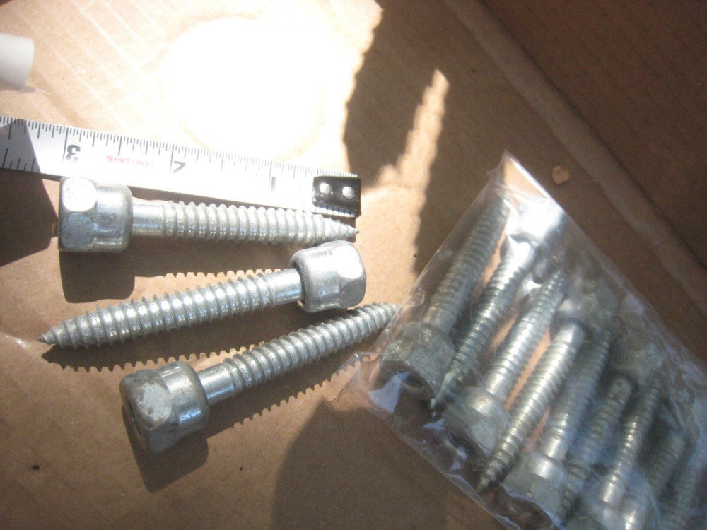 20 Vertical Rod Hanger Bolts for steel, Bolts Rod  size 3/8-16 Female threads