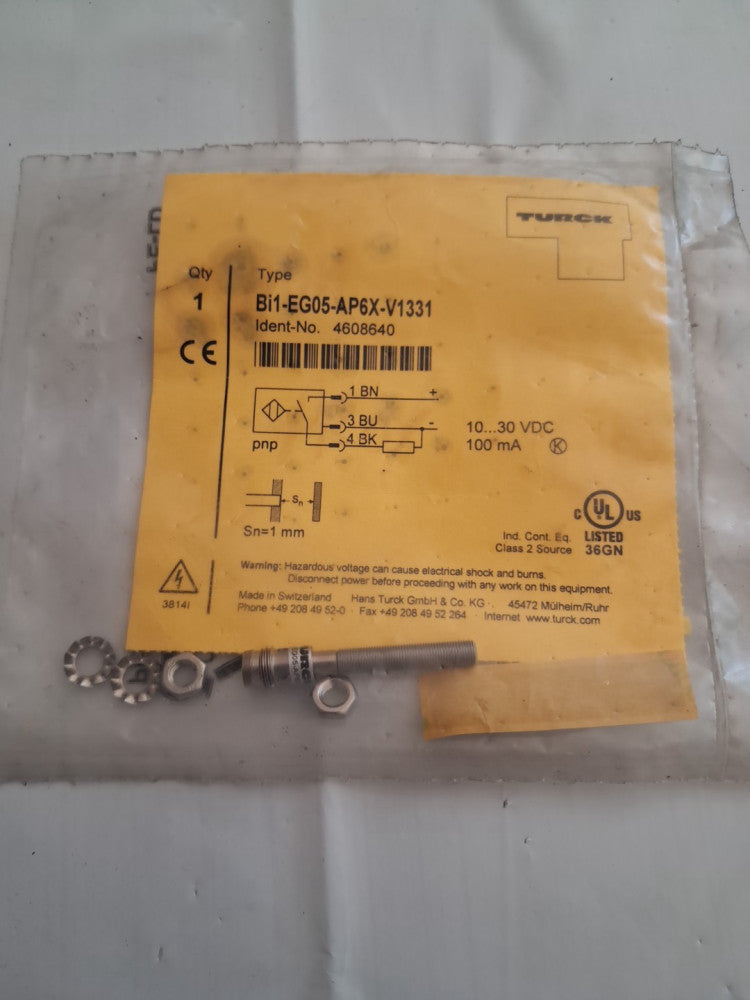 1PCS NEW Proximity Switch For TURCK Bi1-EG05-AP6X-V1331