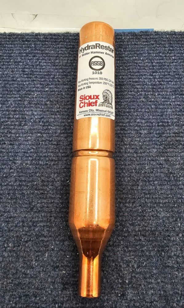 Sioux Chief Hydra-Rester 1010: Water Hammer Arrester Sweat/Press-Fit ASSE