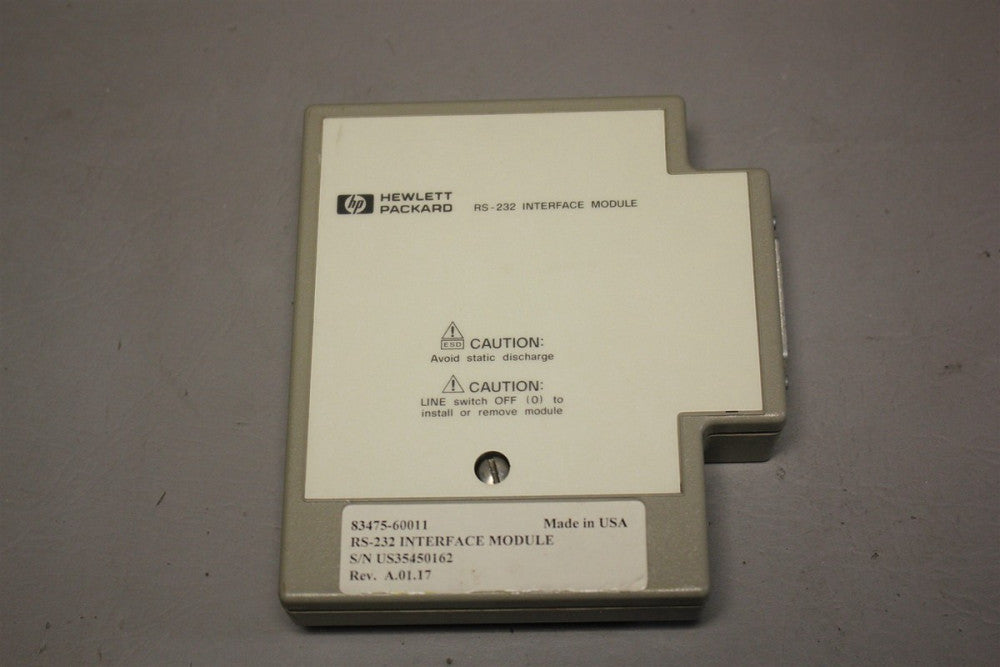 HP RS-232 INTERFACE MODULE 83475-60011