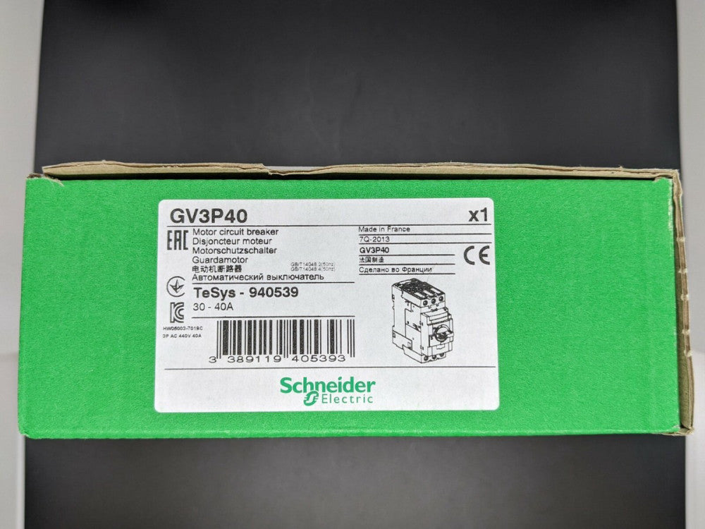 Square D Schneider Electric GV3P40 Manual Starter 30-40 Amps SHIPS FROM USA