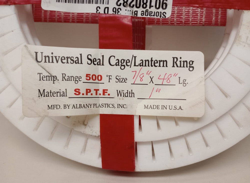 Albany Plastics 7/8" X 48" X 1" Universal Seal Cage Lantern Ring 78481