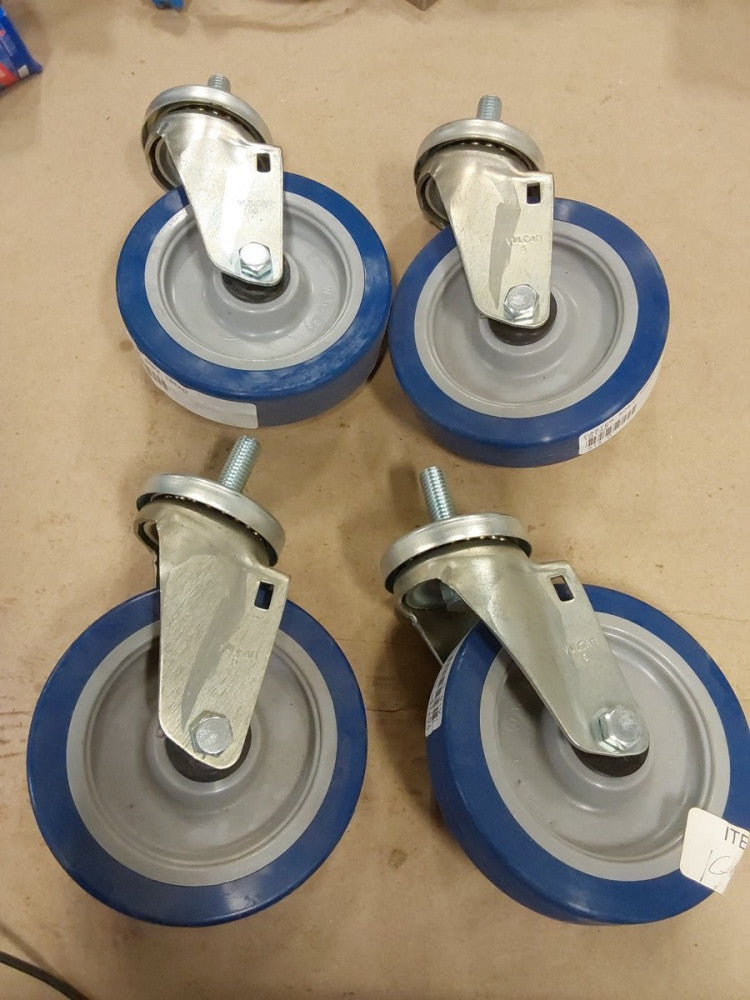 Wagner 1G132 5' Wheel Caster Set Lot Of 4 N50