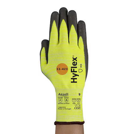 Ansell 11-423 Cut Resistant Coated Gloves, Cut Level A2 ,Polyurethane ,Smooth