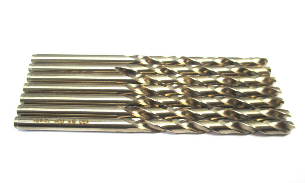 (04138632) #16 11/64 x 2-3/16 x 3-3/8 RH Cobalt Spiral Point Jobber Drill - 7 PC