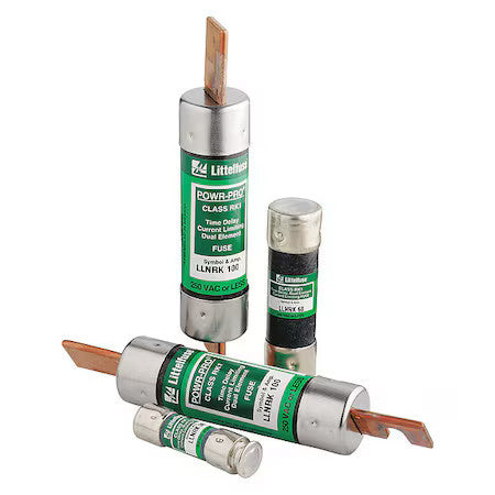Littelfuse Lnrk090 Midget Fuse, Time-Delay, 90A, 250V Ac, Non-Indicating, 200Ka