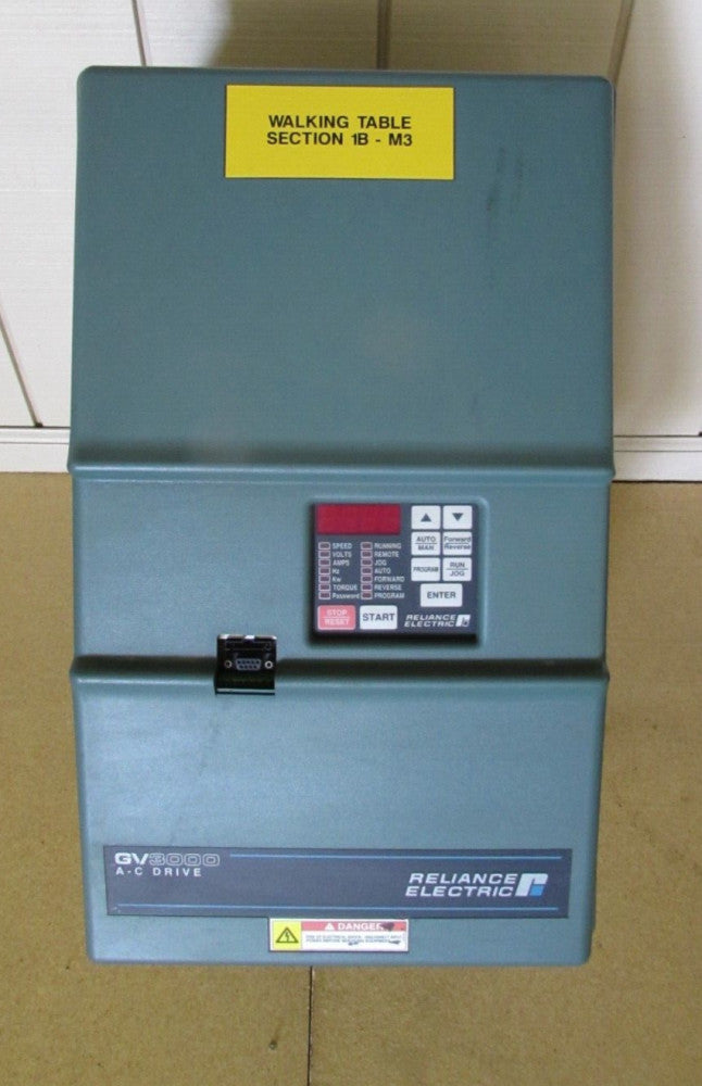 RELIANCE ELECTRIC 40V4151 SENSORLESS AC DRIVE 40HP 380-460VAC 58A GV3000 XLNT !!