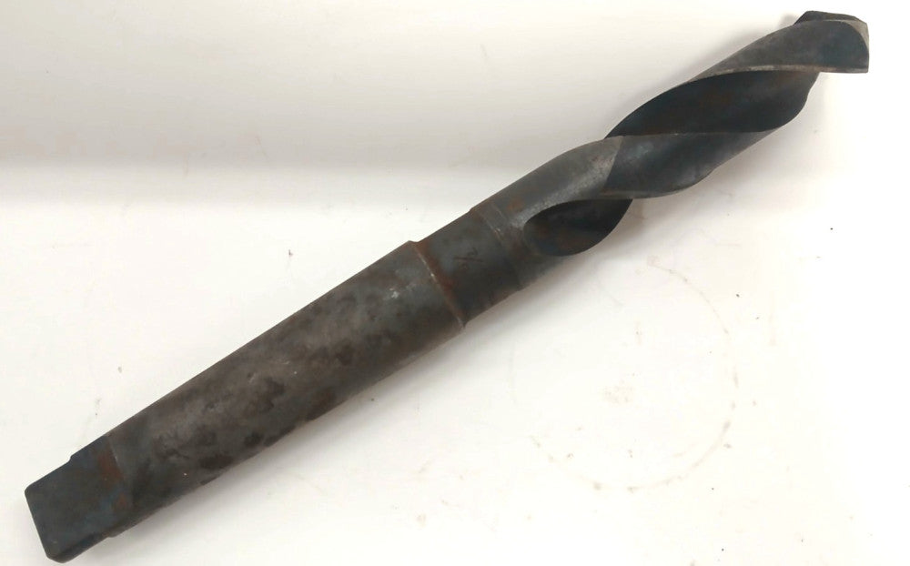 STANDARD HIGH SPEED 7/8 TWIST DRILL BIT W/TAPER SHANK MT3 2 FLUTE OAL 11-1/2"