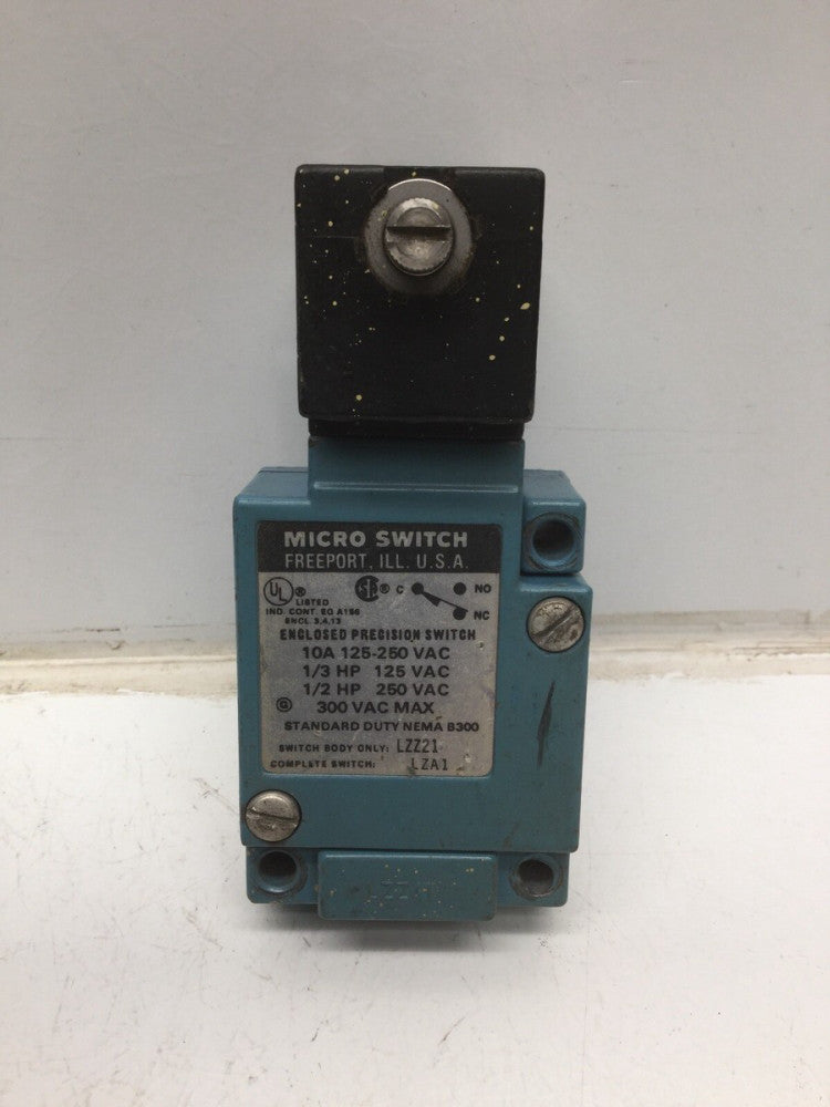 MICRO SWITCH LZA1 Enclosed Precision Limit Switch 10A 125-250VAC