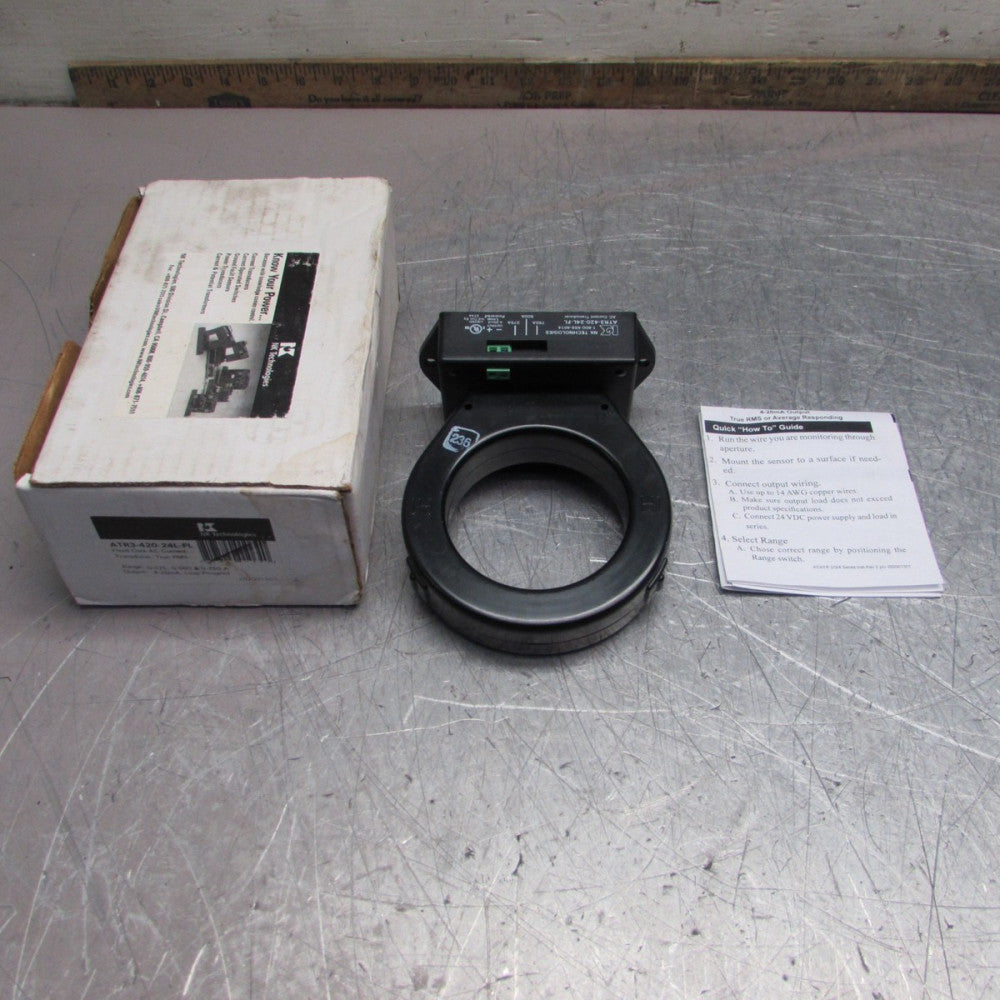 NEW! NK Technologies ATR3-420-24L-FL, Current Transducer, 0-750A, MAKE OFFER!