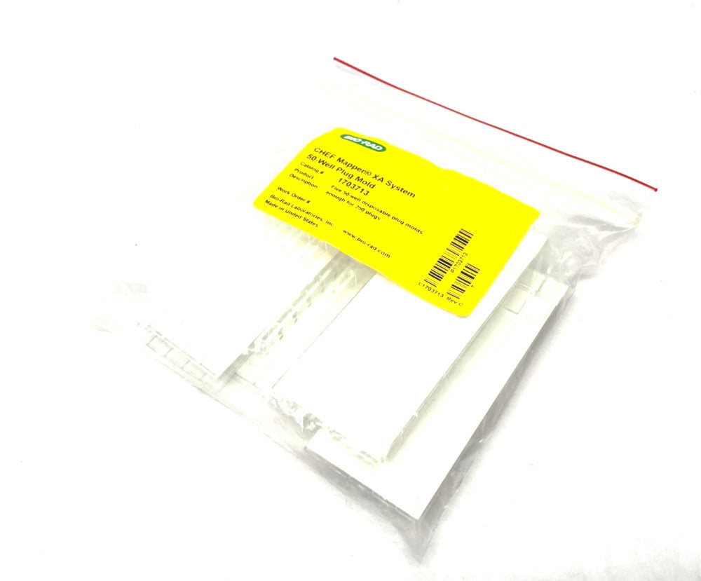 Bio Rad 1703713 Pulsed Field Disposable Plug Mold 50-Well PKG OF 5
