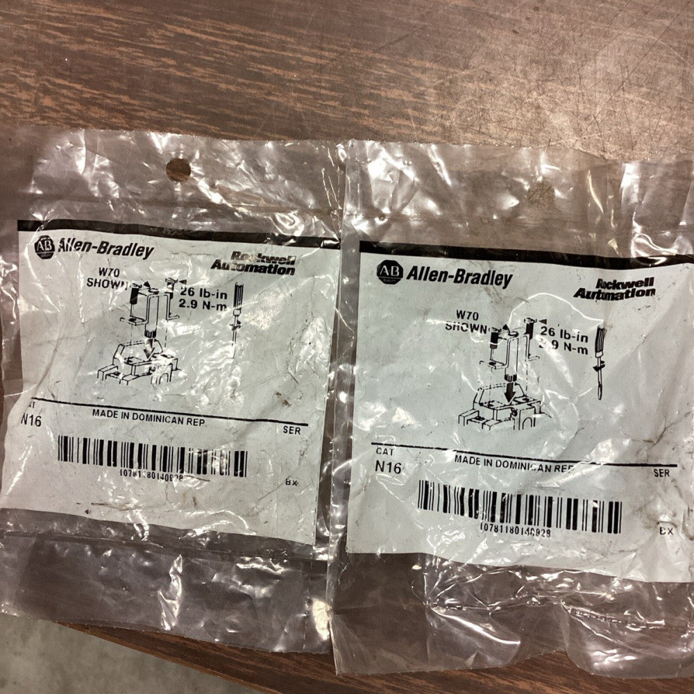 Allen Bradley Thermal Overload Heater Elements, N16, Lot Of 2