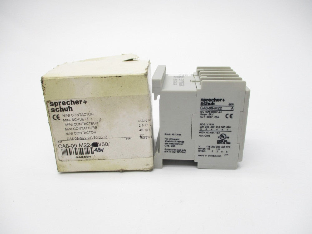 SPRECHER+SCHUH CA8-09-M22 SER. A 24V NSMP
