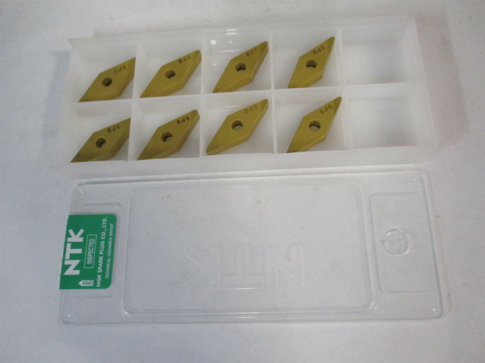NTK (5787155) VNGA160408T01020 SP9 Grade Carbide Turning Insert - Pack of 8