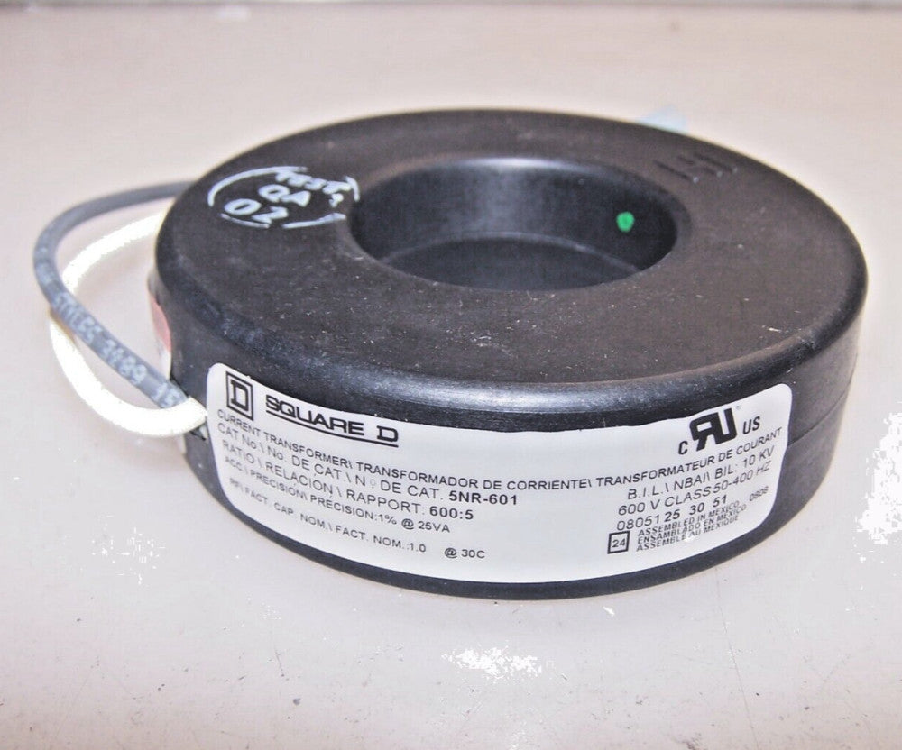 NEW SQUARE D ALTIVAR 66 CURRENT SENSOR 600:5 RATIO  5NR-601