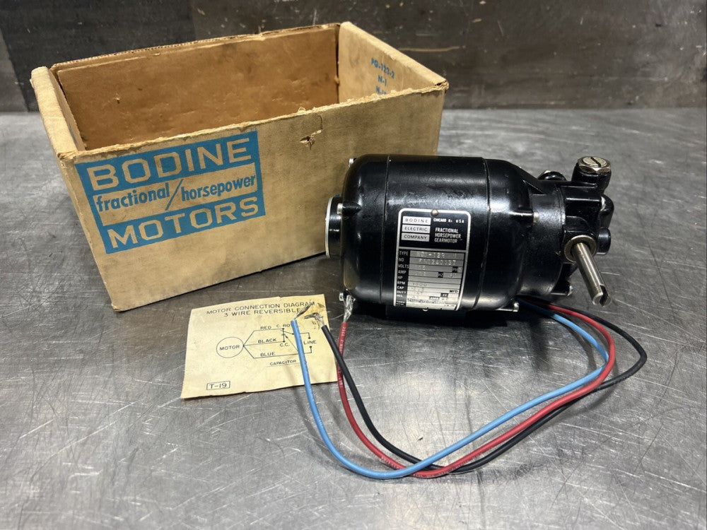 Bodine Electric Co Nci-12r Gear Motor Nos Surplus