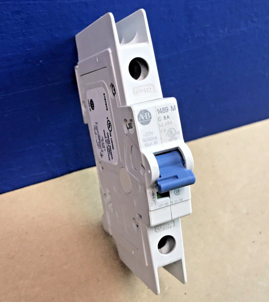 Allen Bradley 1489-M1C080 Circuit Breaker 1 Pole 277V 8A