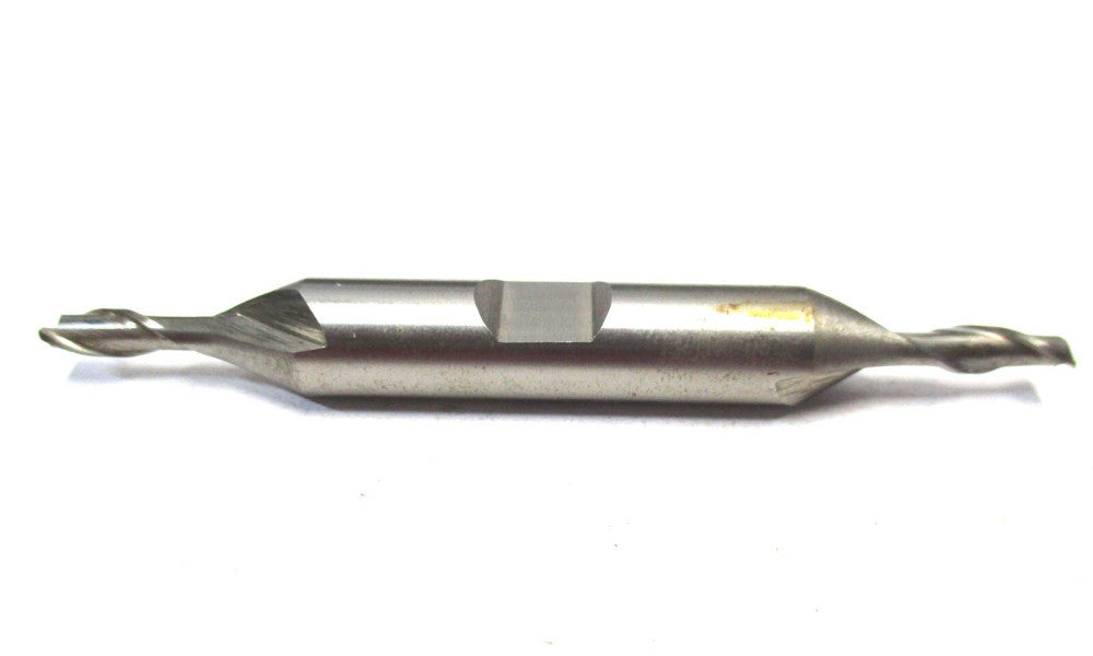 NEW 5/32" x 3/8" x 7/16" x 3-3/16" 2-Flute DE Spiral Flute HSS End Mill