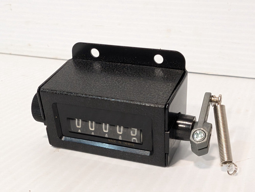 5 Digit Mechanical Display Stroke Counter w Manual Reset
