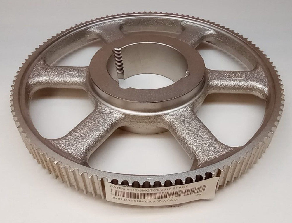 Gates Type P112-8MGT-20-2517 Sprocket 112T 8mm Pitch 20mm Belt W 2517 Bushing