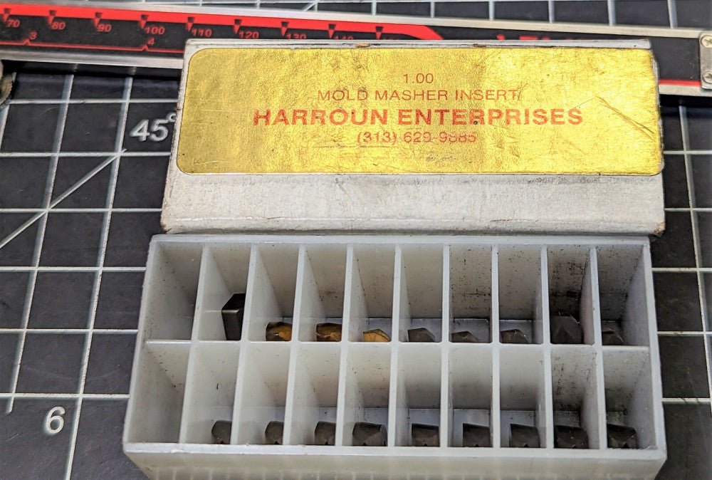 (18) 1.00 Mold Masher Carbide Inserts Harroun Enterprises [OF19]