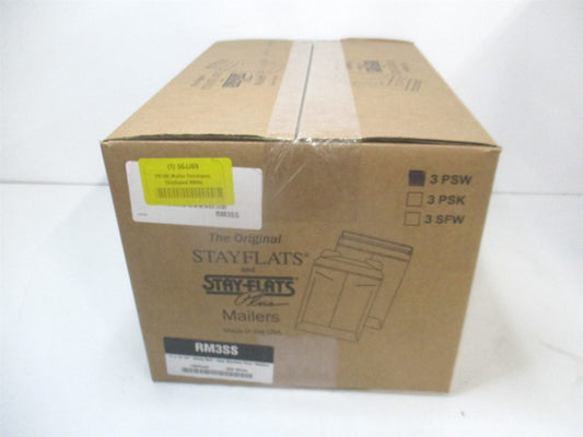 (RM3SS) 11-3/4 in x 13-1/2 in 0.02 in Thick White Mailer Envelopes - Lot of 100 