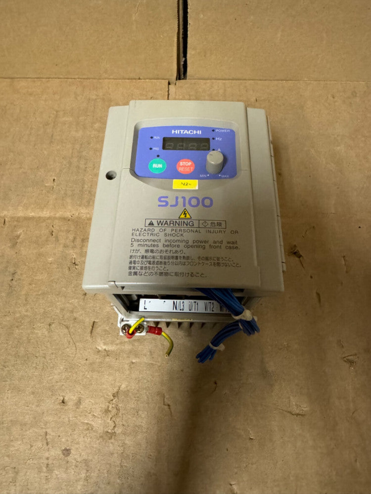HITACHI SJ100-007NFE AC-DRIVE, 1-HP, 200-240 VAC, USED! MAKE OFFER!