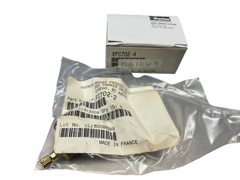 Parker XFC702-4 Low Pressure Flow Control Valve/Fluid Conn 1/8"