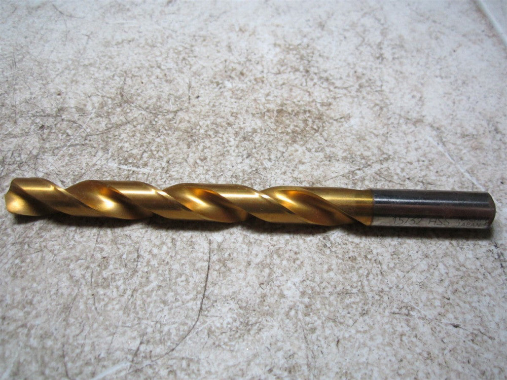 Nachi (1086600) 501P 15/32" Diameter High Speed Steel Jobber Length Drill Bit