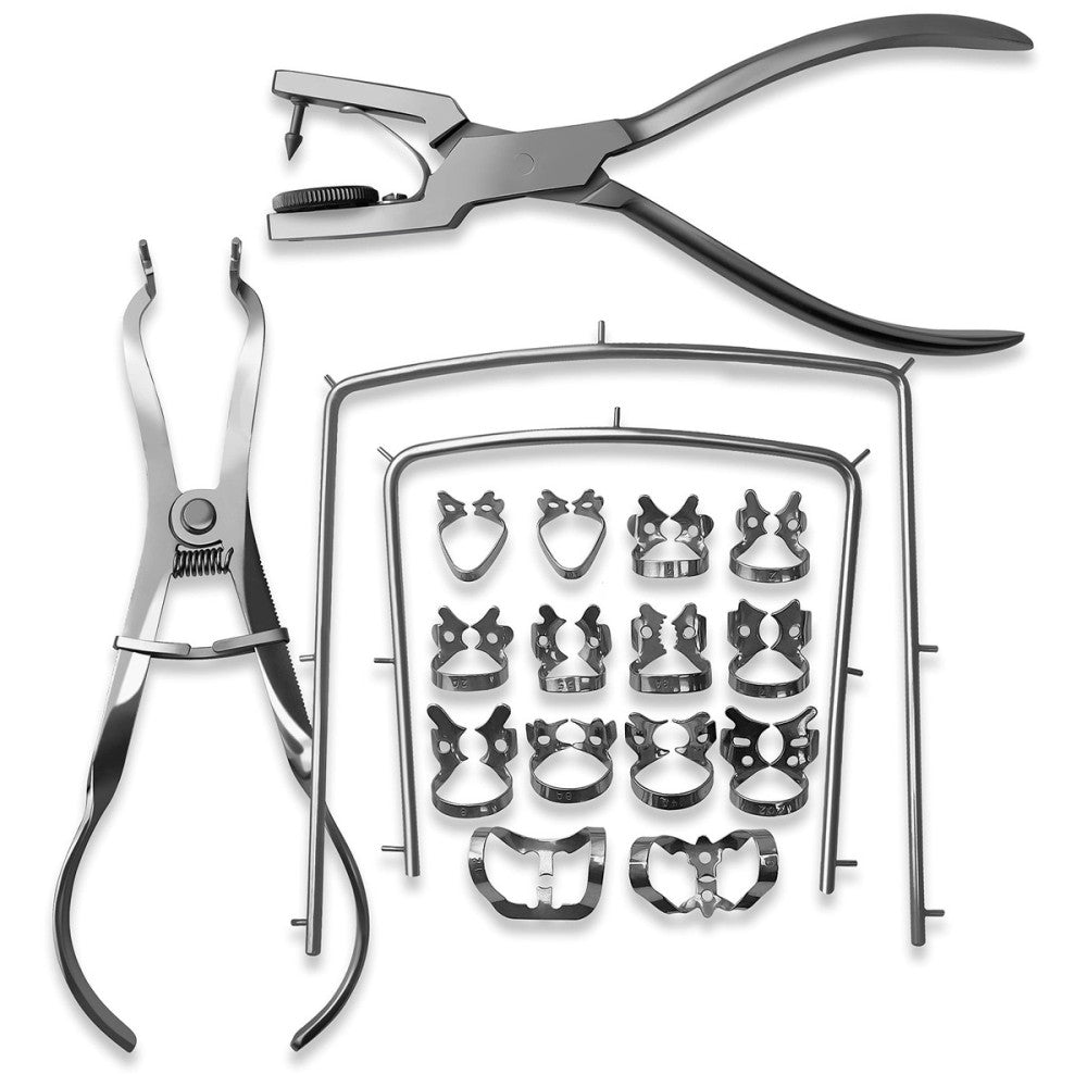 SURGICAL ONLINE Comprehensive Dental Rubber Dam Kit - Medical Grade Stainless...