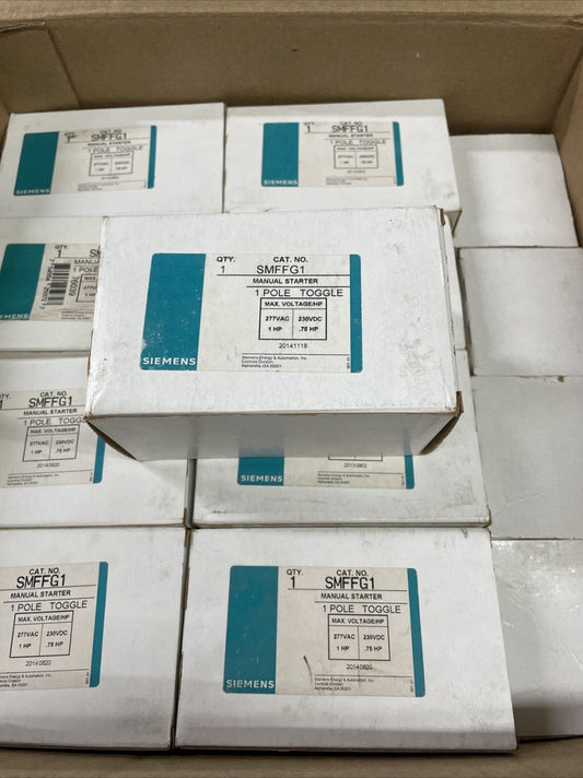 1-Siemens SMFFG1 Manual Starter 1 Pole Toggle