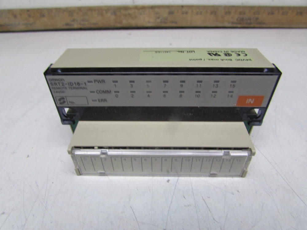 OMRON SRT2-ID16-1 , REMOTE TERMINAL , 24 VDC , 16 pt, GOOD TAKEOUT! MAKE OFFER!