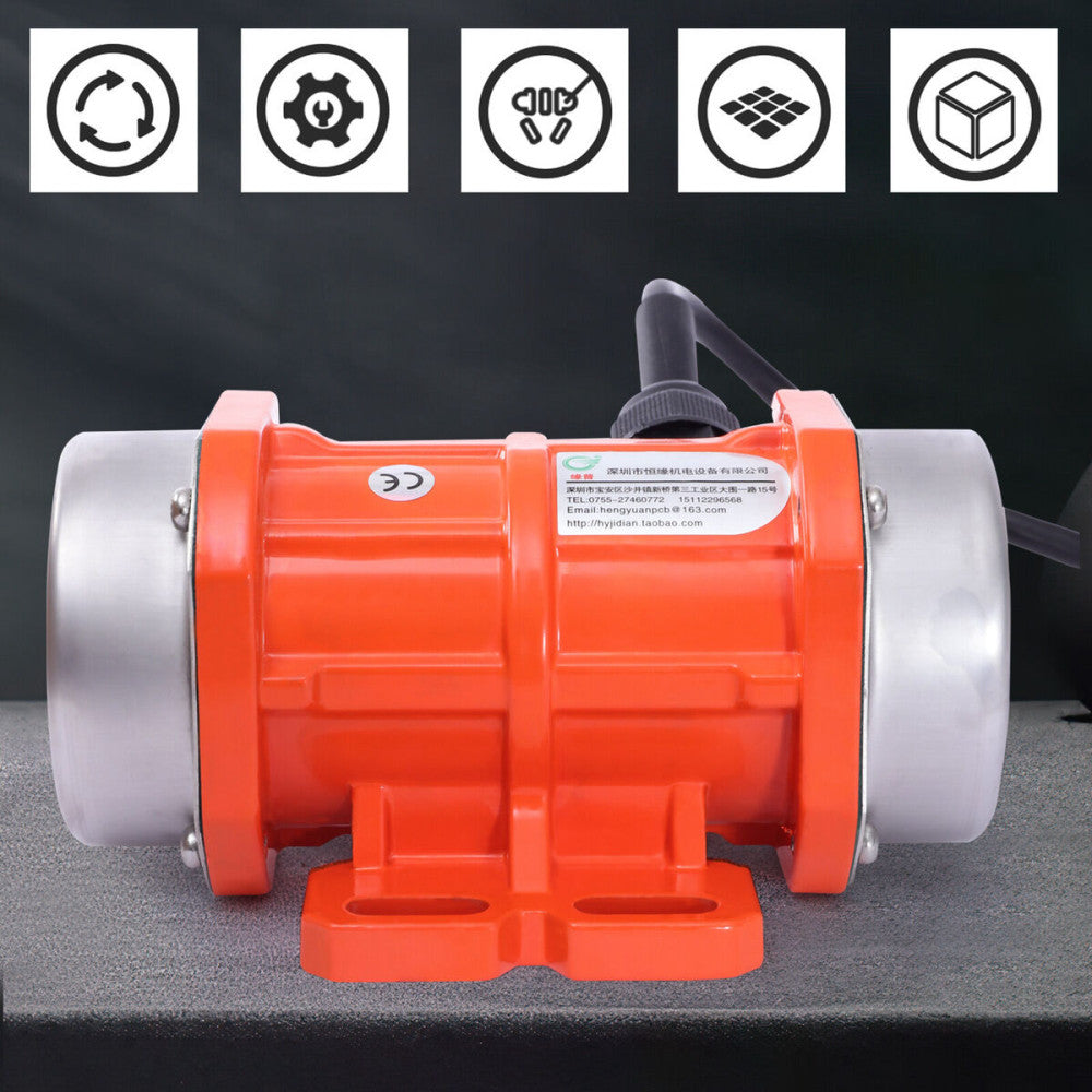 3600RPM AC Electric Vibration Motor, 30W Single-Phase, Waterproof Design