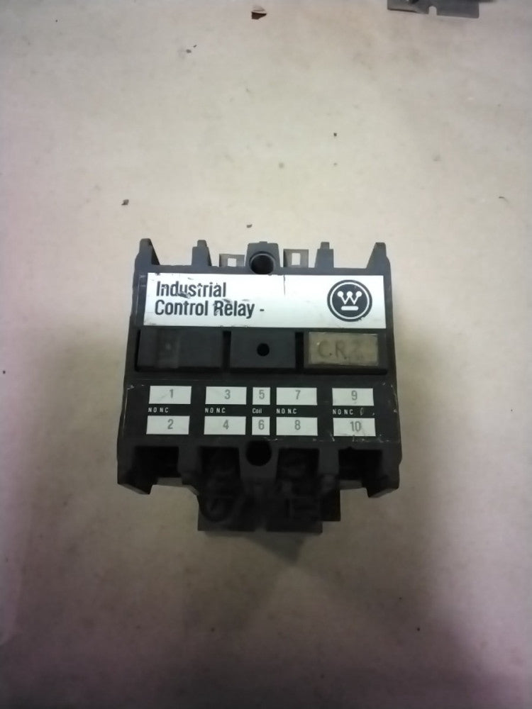 WESTINGHOUSE INDUSTRIAL CONTROL RELAY ARB420A 300 VOLTS 10AMPS STYLE 766A402G01