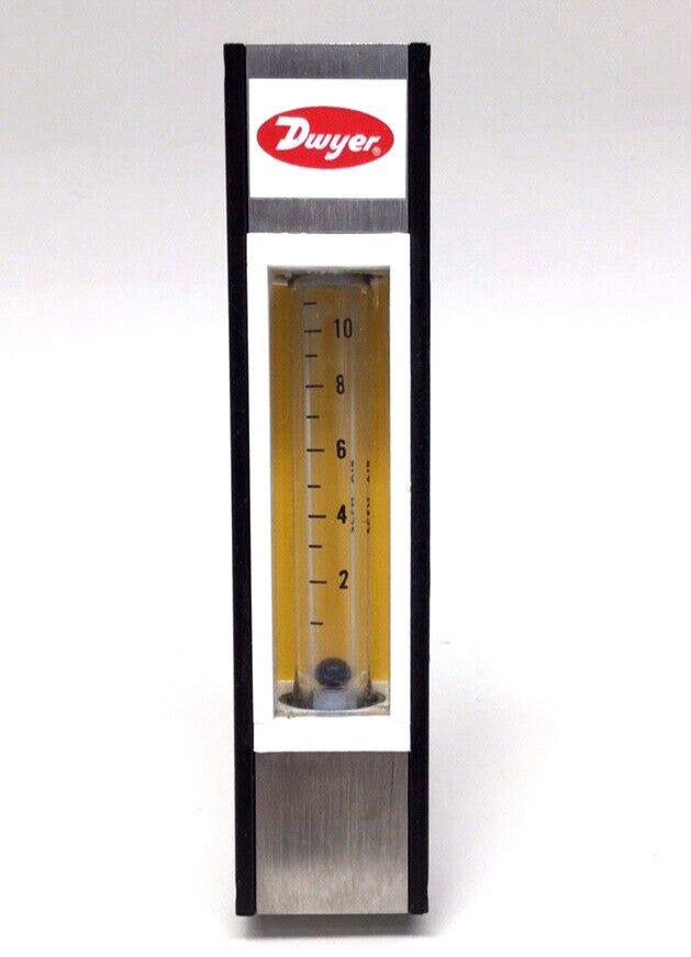 Dwyer DR12070 Used Direct Reading Glass Flowmeter 0-11