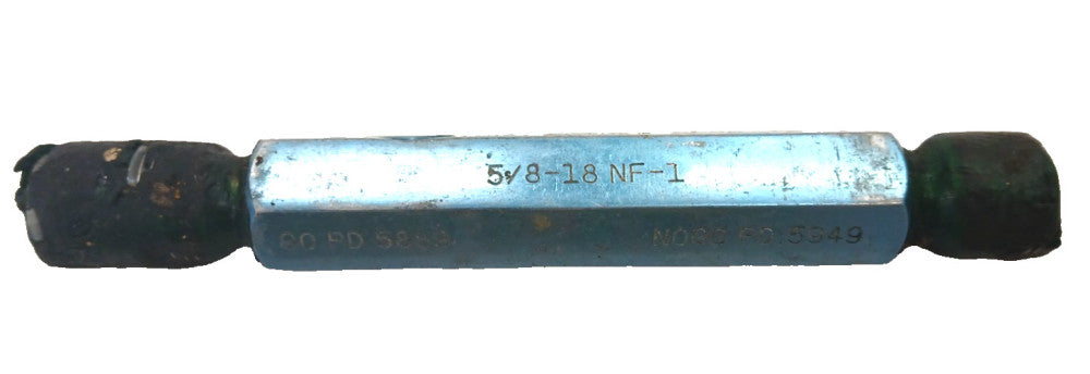 5/8-1/ NF-1 THREAD PLUG GO SET GAGE GO PD 5889 NOGO PD 5949