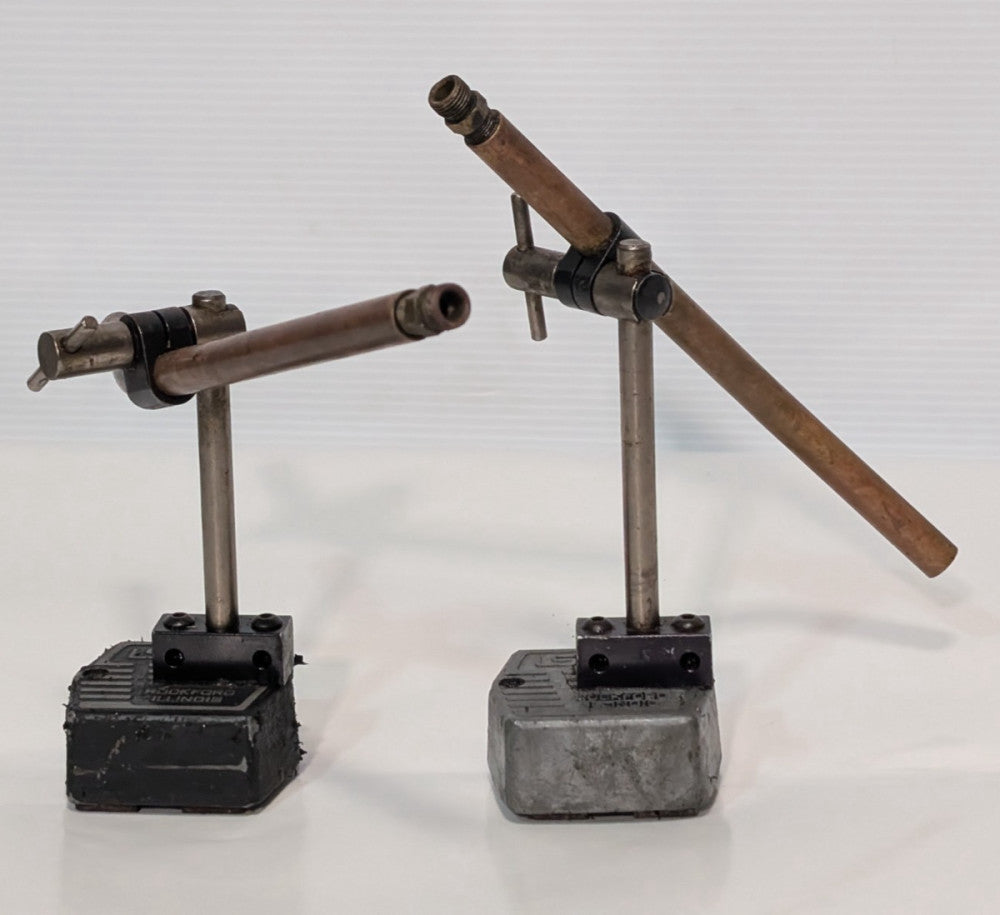 Lot of 2: LSP Industries BlastMatic Machinist Tool Magnetic Base Holder Modules